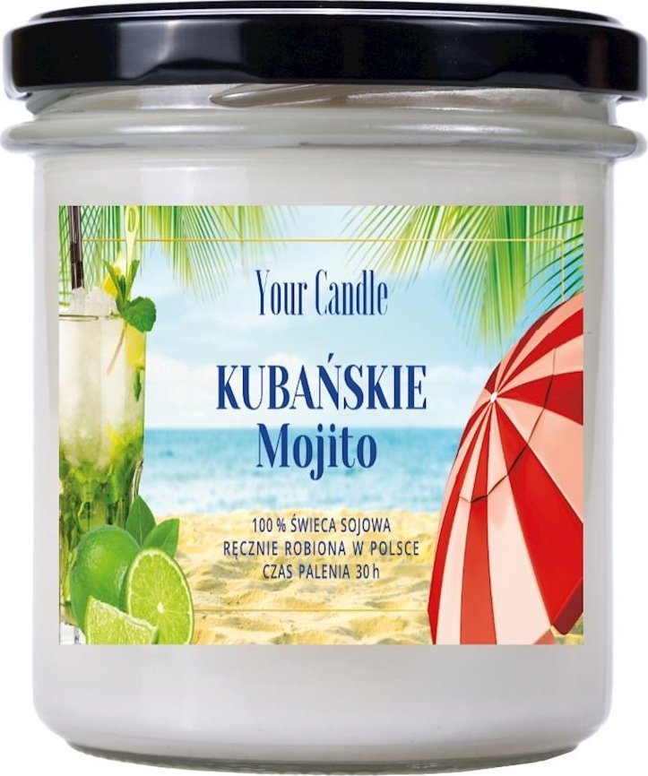 Your Candle ŚWIECA SOJOWA KUBAŃSKIE MOJITO 150 ml - YOUR CANDLE