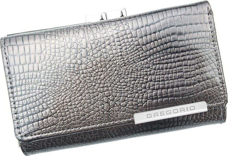 Pellucci Portfel damski skórzany PELLUCCI GF108 Popiel uniwersalny