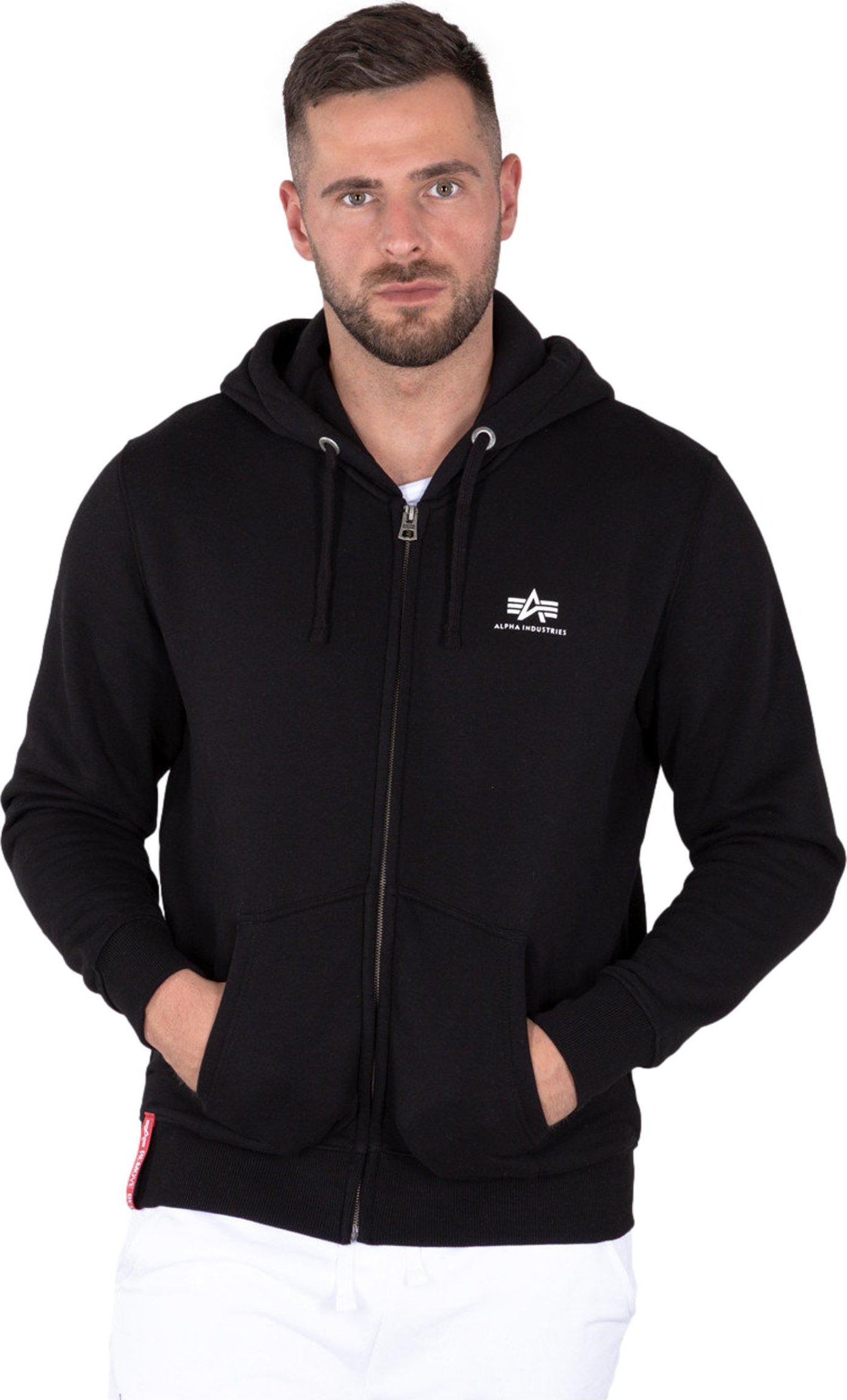 Alpha Industries Bluza Męska Alpha Industries Basic Zip Hoody S