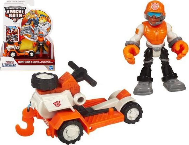 Figurka Hasbro Transformers Rescue Bots - Sawyer + Wyciągarka (33031)