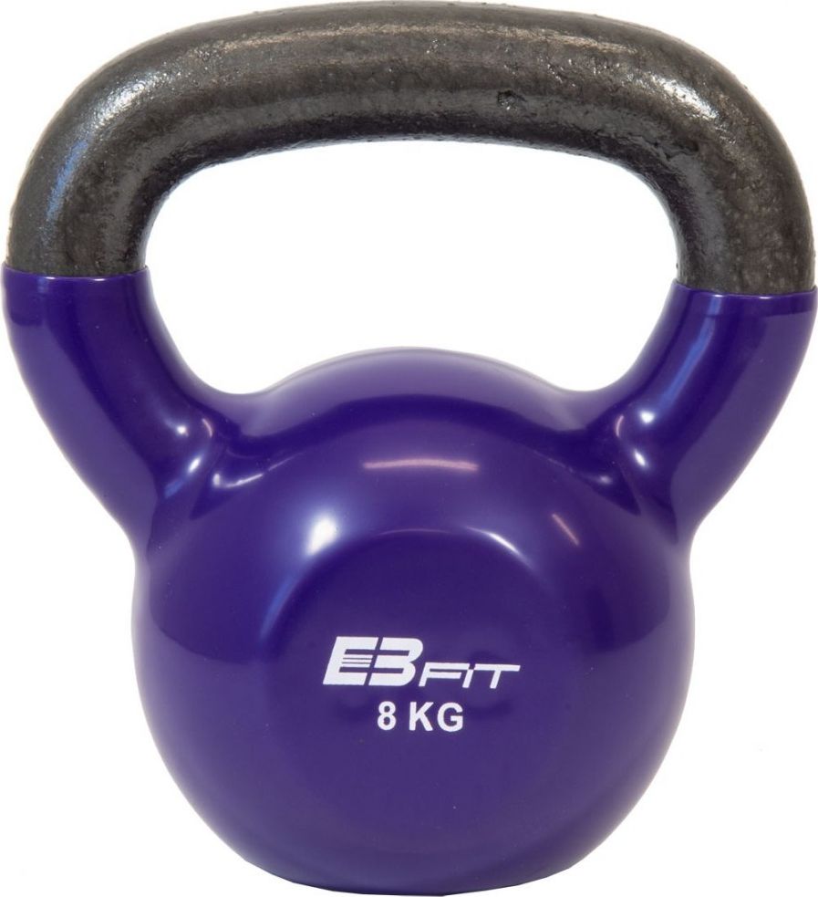 Kettlebell Eb Fit gumowany 8 kg