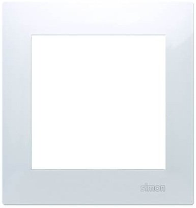 Kontakt-Simon Ramka pojedyncza Simon54 uniwersalna biała (DR1/11)