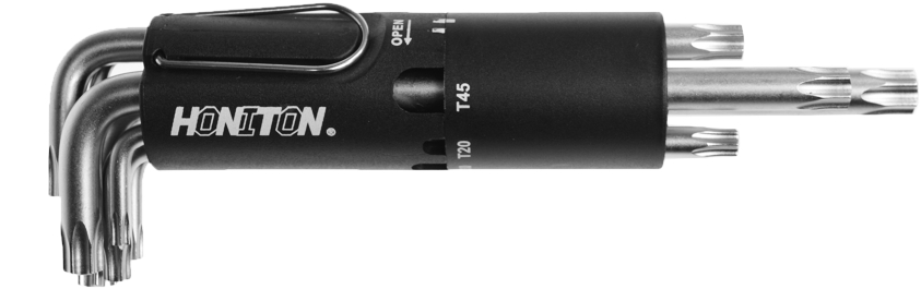 Honiton Zestaw kluczy trzpieniowych torx typ L T10-T50 8szt. (H-159)