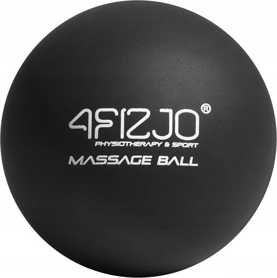 4fizjo Piłka do masażu Lacrosse czarna
