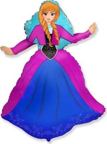 Flexmetal Balon foliowy Anna Frozen - Kraina lodu - 62 cm uniwersalny