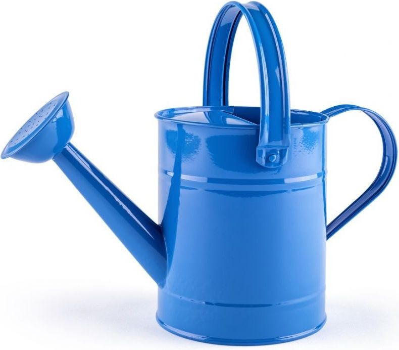 Woodyland Konewka dla dziecka metalowa niebieska