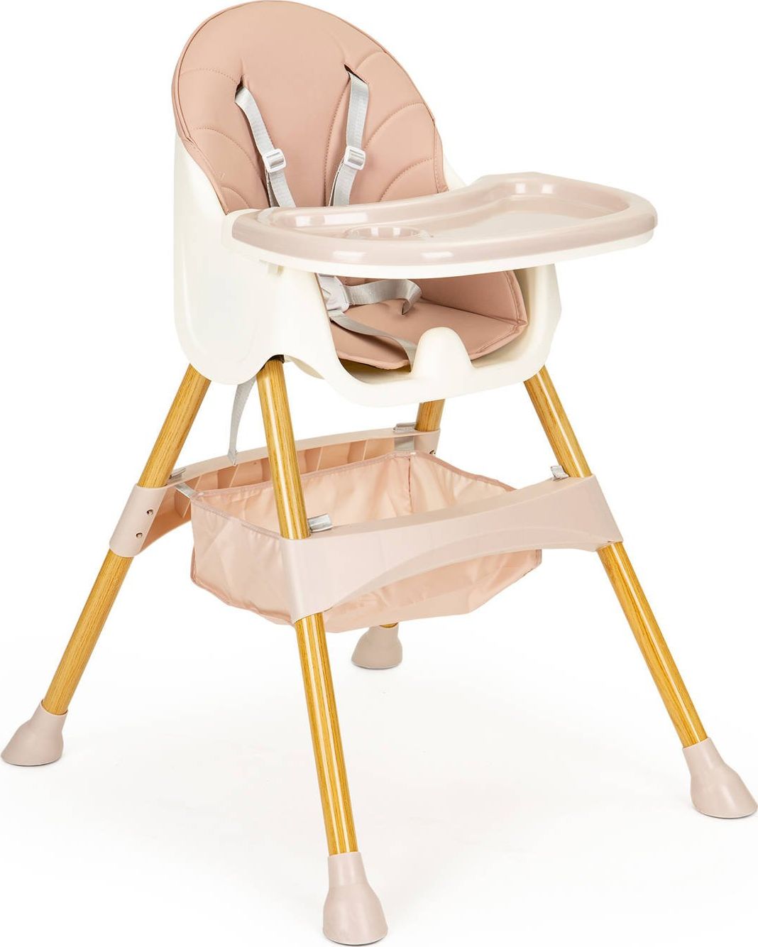 Ecotoys Krzesełko do karmienia wysokie 2w1 (1752)