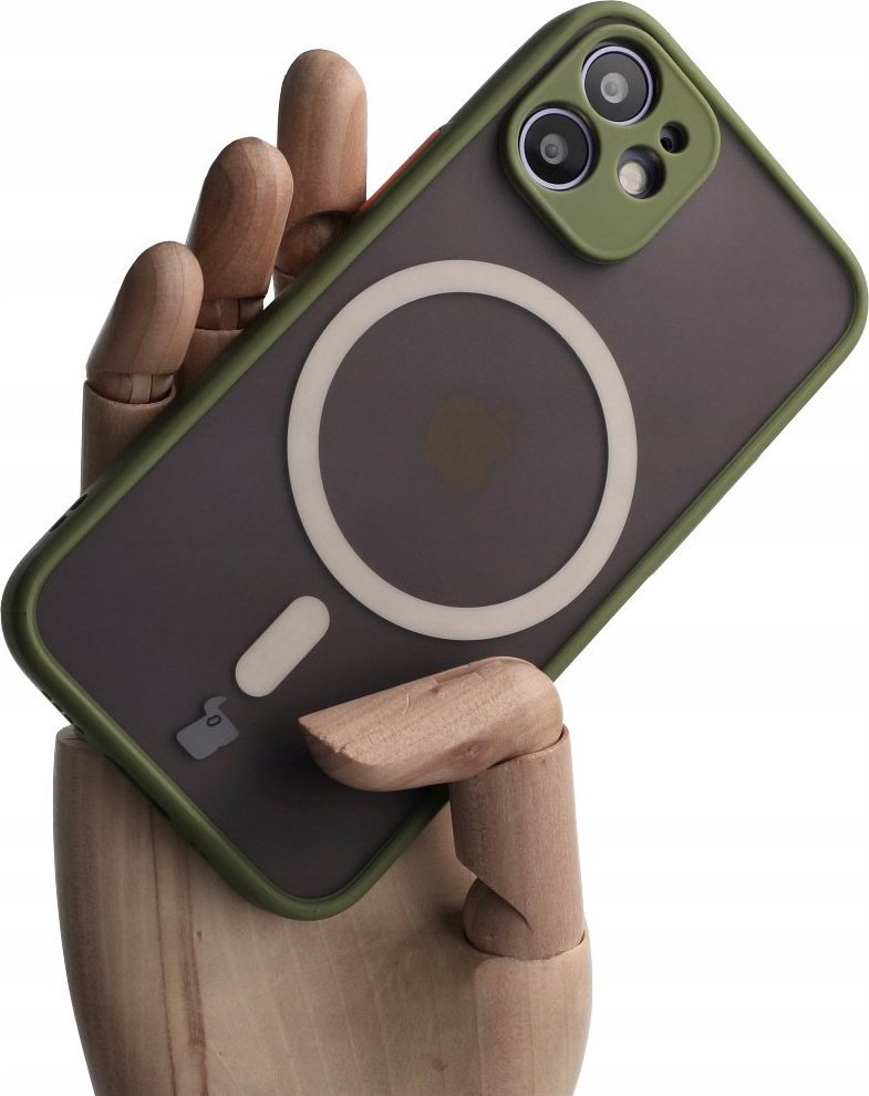 Bizon Etui Bizon do iPhone 12 Mini, case, ring, MagSafe
