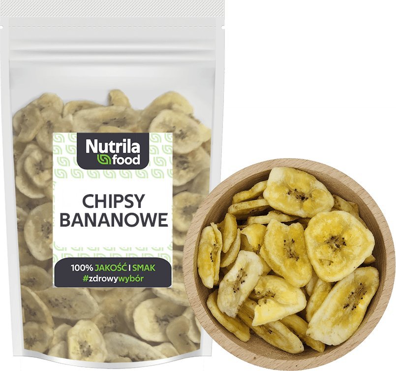 Nutrilla Chipsy bananowe 500g