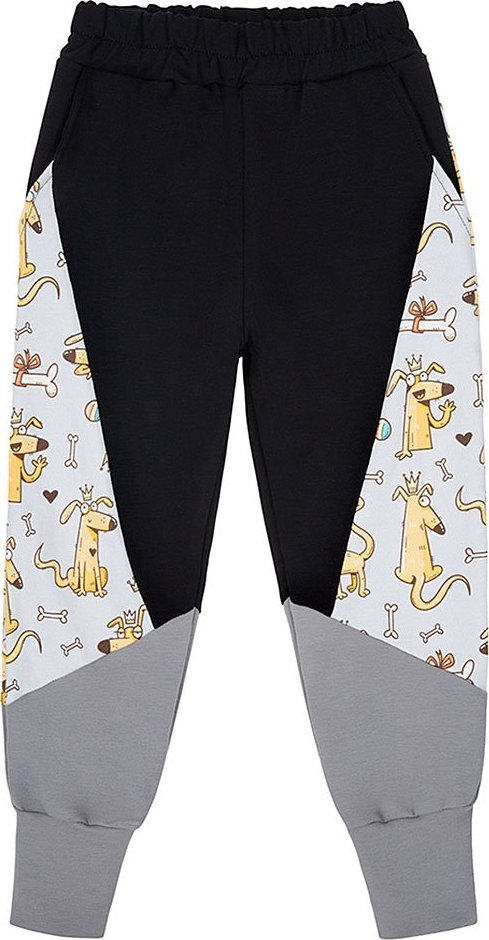 MammaMia Spodnie z kieszeniami Pies i kość .86