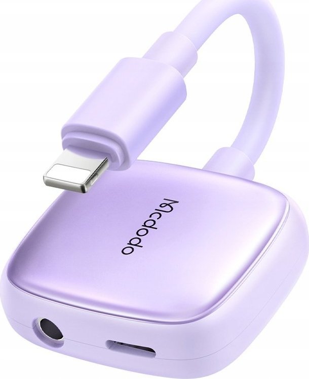 Adapter USB Mcdodo MCDODO PRZEJŚCIÓWKA ADAPTER LIGHTNING MINI JACK 3,5MM KABEL DO IPHONE 13 14