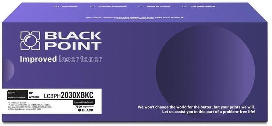 Toner Black Point [LCBPH2030XBKC] Toner Color (HP W2030X) chip
