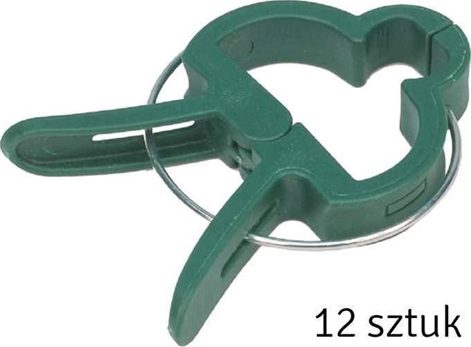 Aptel KLIPSY DO PODWIĄZYWANIA ROŚLIN WYSOKOPIENNYCH 12szt zielone AG691H