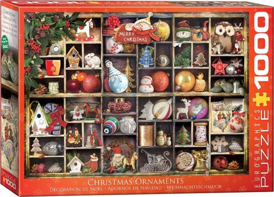 Eurographics Puzzle 1000 Świąteczne ozdoby