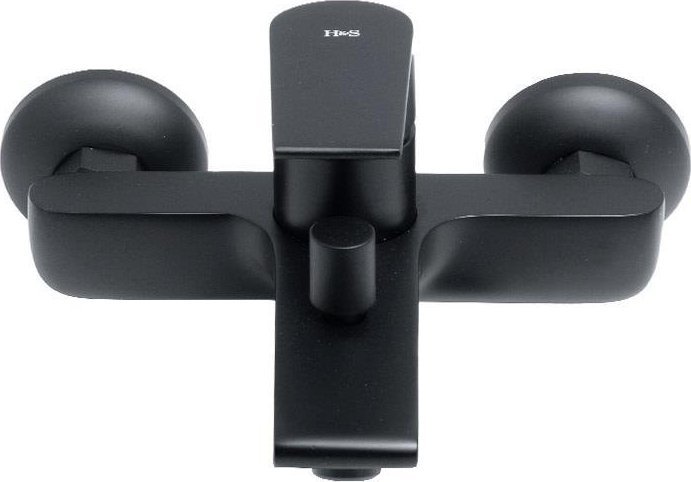 Bateria wannowa Hagendsen&Smith Platz ścienna Czarny matowy