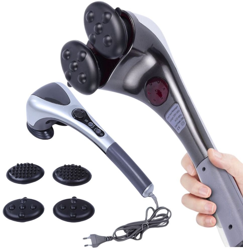 Masażer wibracyjny podwójny do ciała rozgrzewający wyszczuplający cellulit