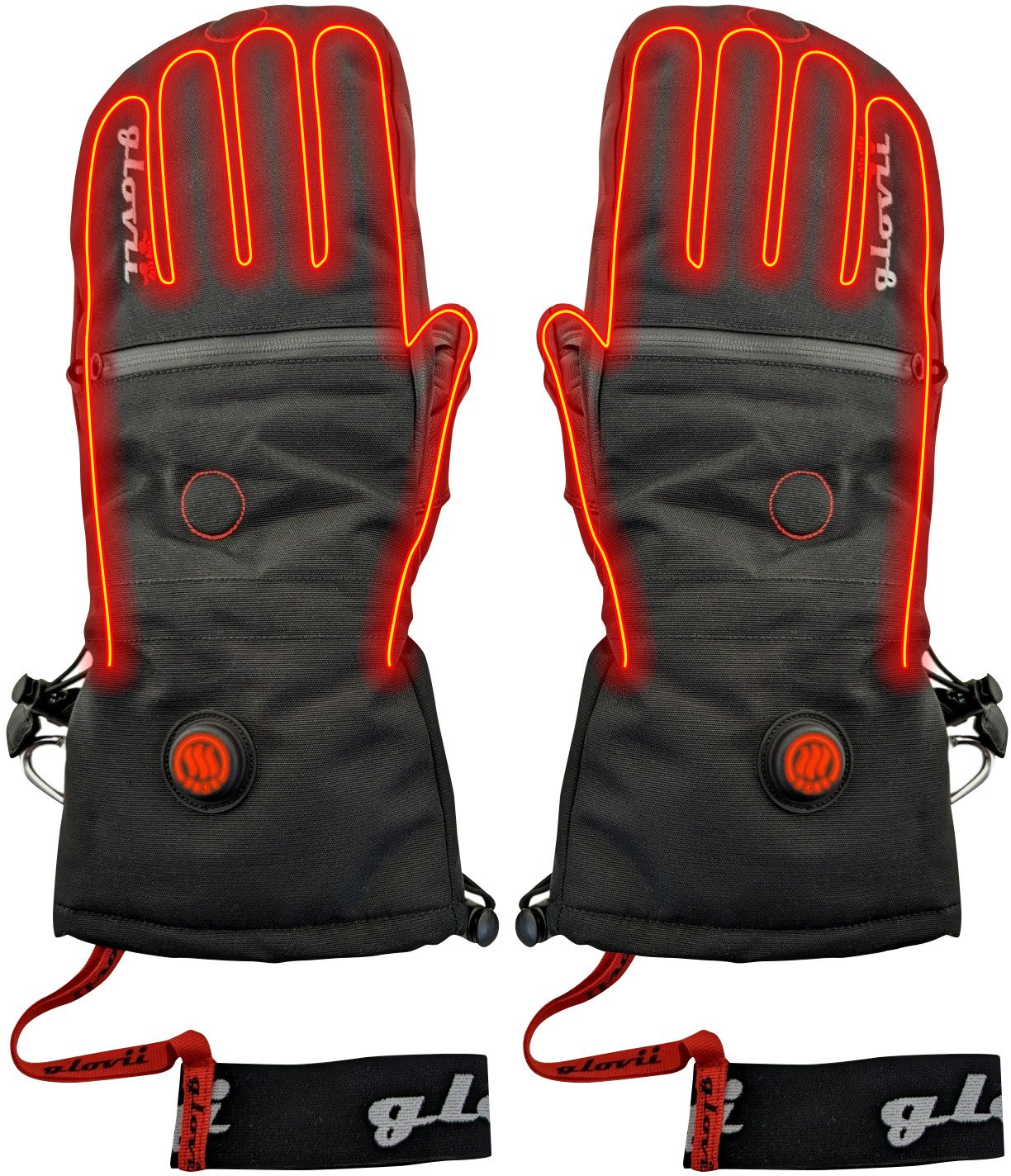 Glovii Uniwersalne rękawice ogrzewane 2w1 z ocieplaną osłoną, GS21 rozmiar S