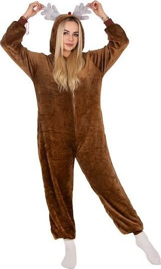 Springos Piżama kigurumi renifer kombinezon jednoczęściowy damski rozmiar M UNIWERSALNY