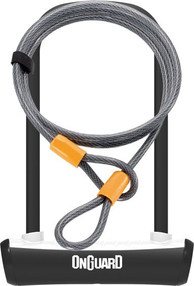 OnGuard Zapięcie rowerowe U-Lock Neon białe 10x1200 mm (8154WH)