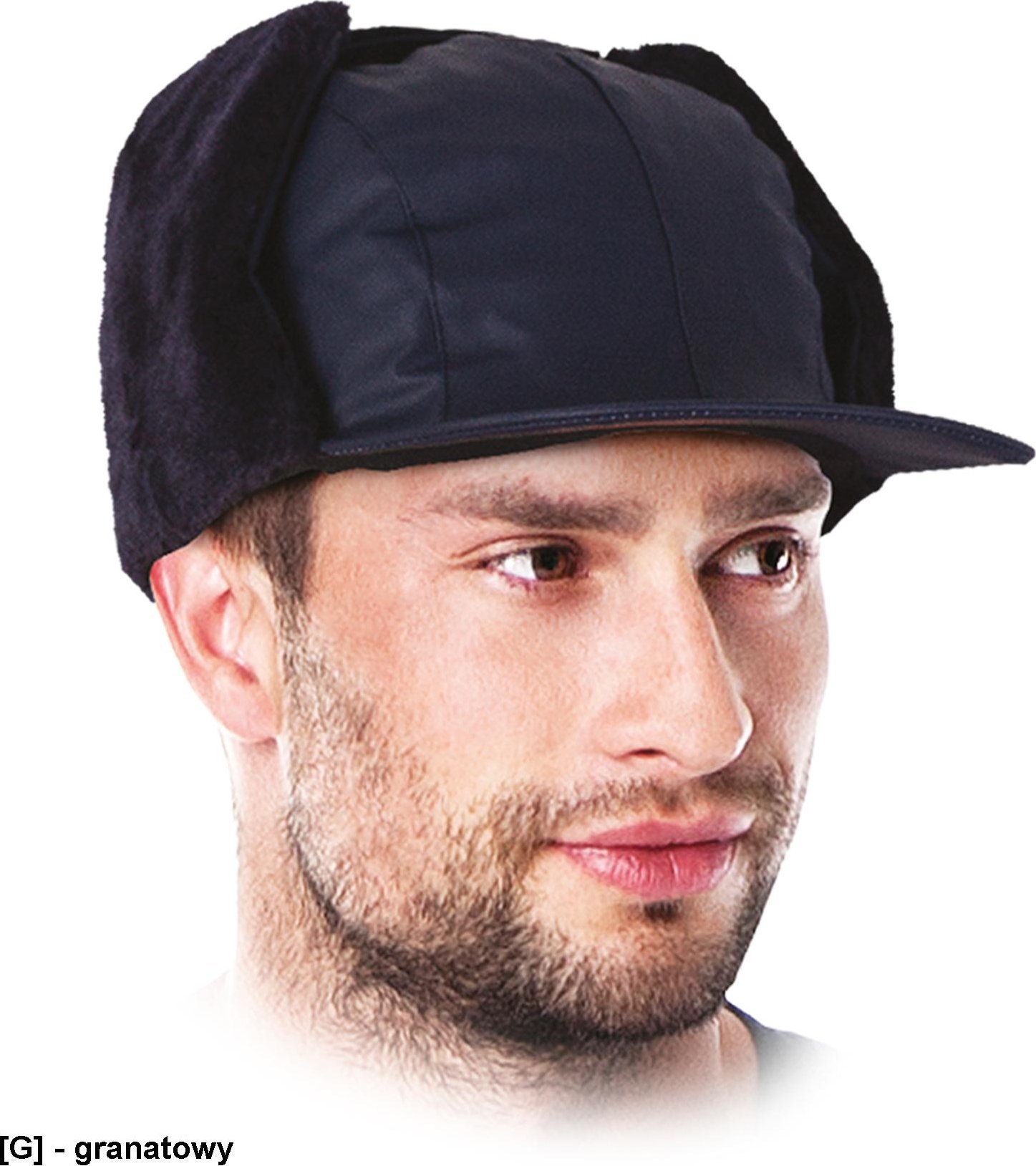 R.E.I.S. CZOLUXG - czapka drelichowa, ocieplana - rozmiary: 58