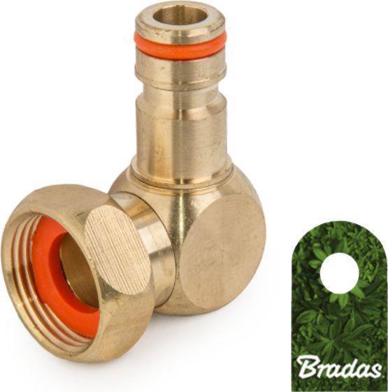 Bradas Przyłącze na kran kątowo-obrotowe GW 3/4" MOSIĄDZ BR-2134 BRADAS 4627