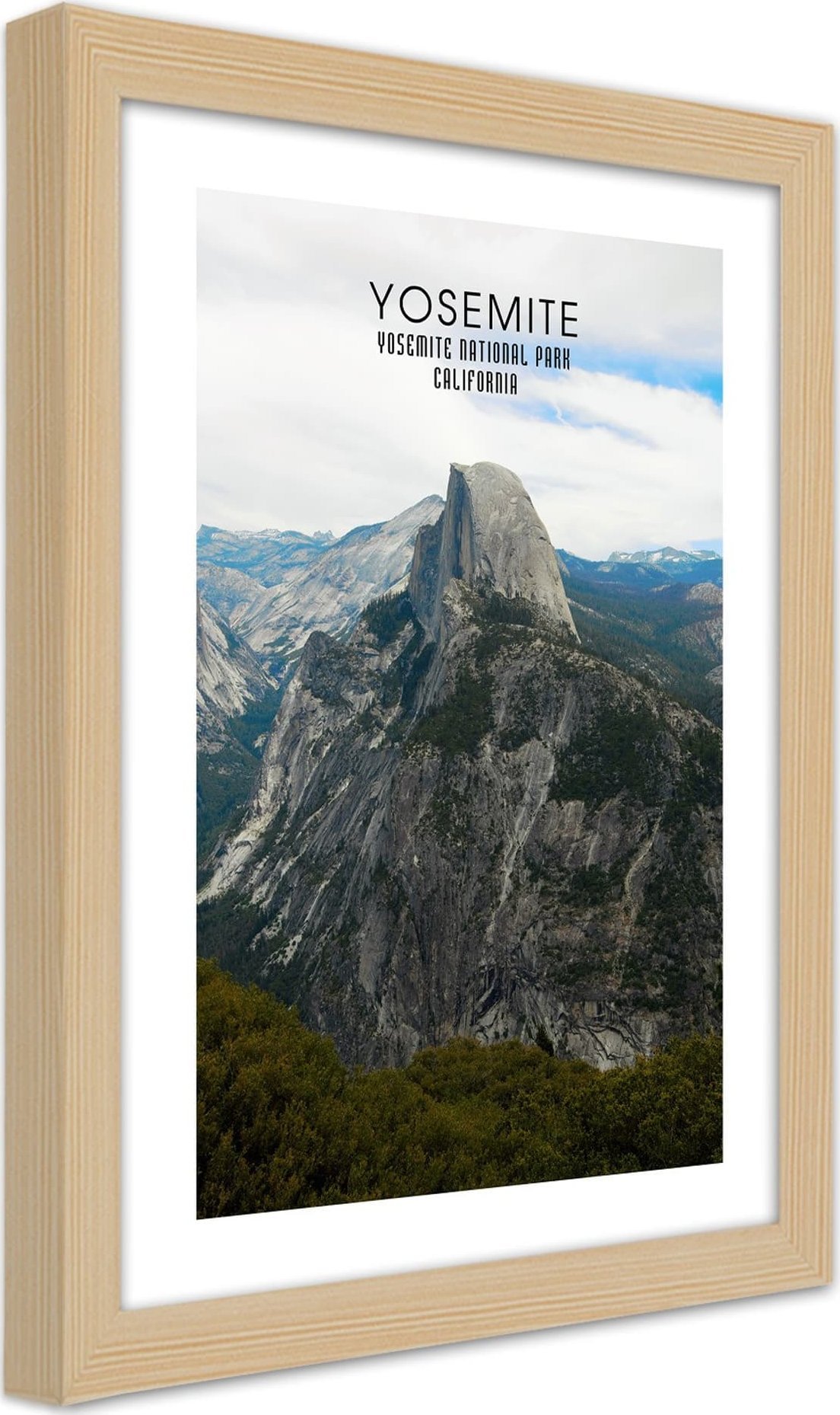 Feeby Obraz w ramie, Skała w Parku Narodowym Yosemite (Rozmiar 20x30)