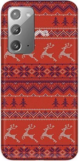 Etui nadruk czerwone renifery Samsung Galaxy Note 20 Plus