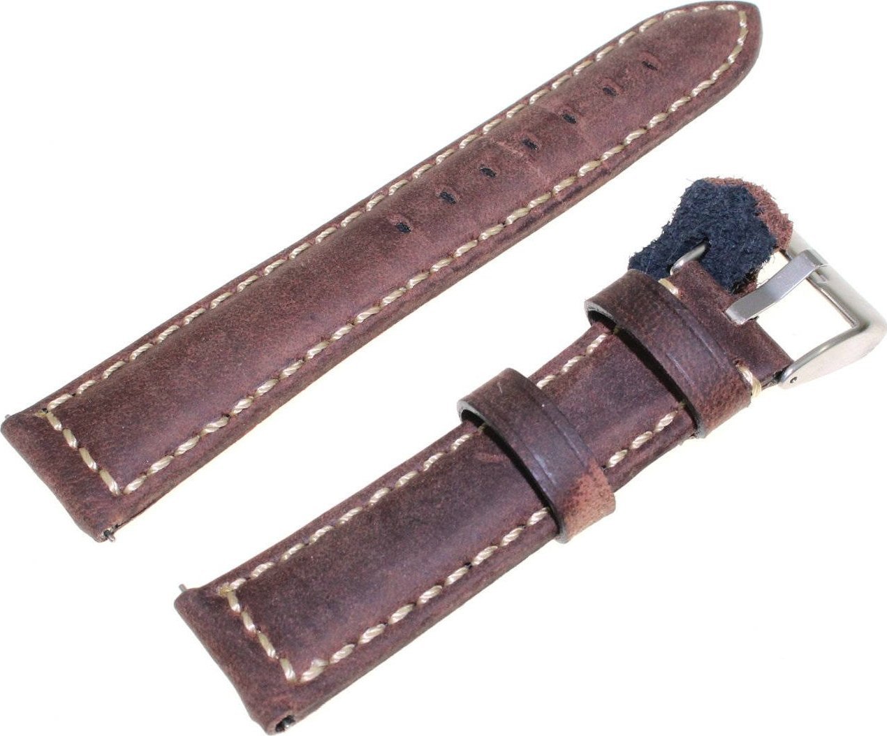 Diloy Zamszowy pasek do zegarka 20 mm Diloy 396.20.2