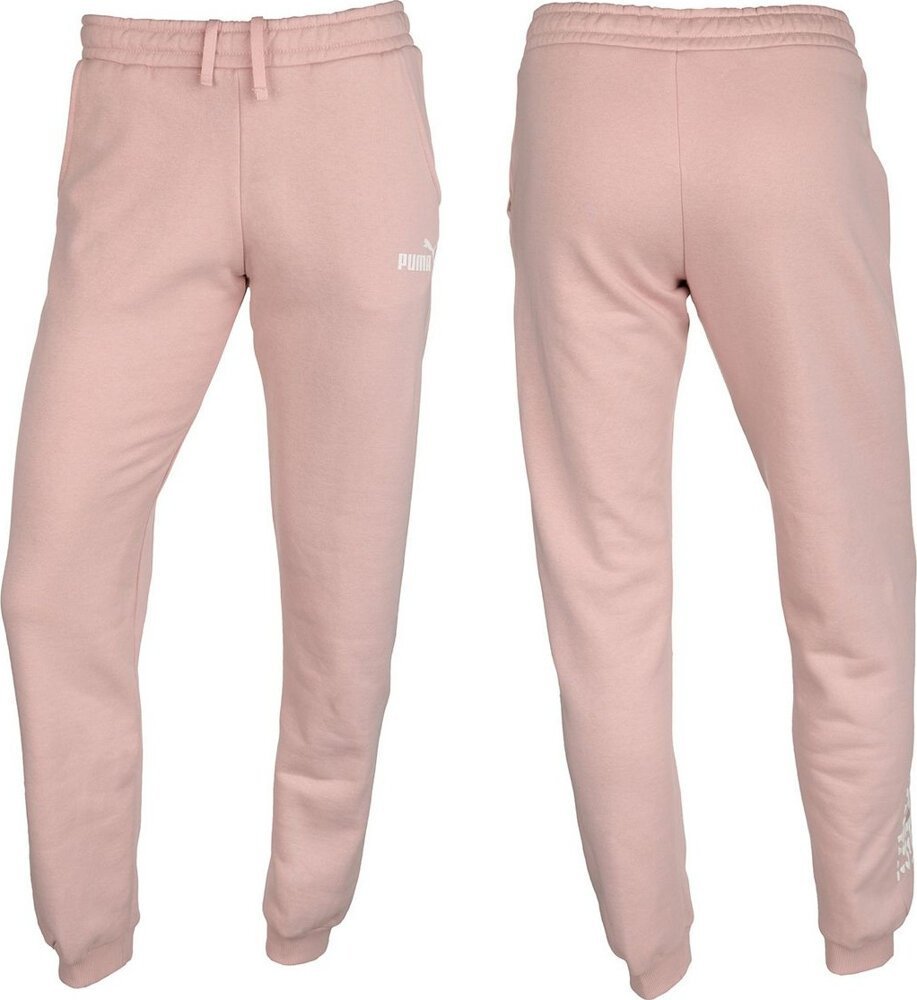Puma Spodnie dla dzieci Puma Alpha Sweatpants FL cL G różowe 670222 47 128cm