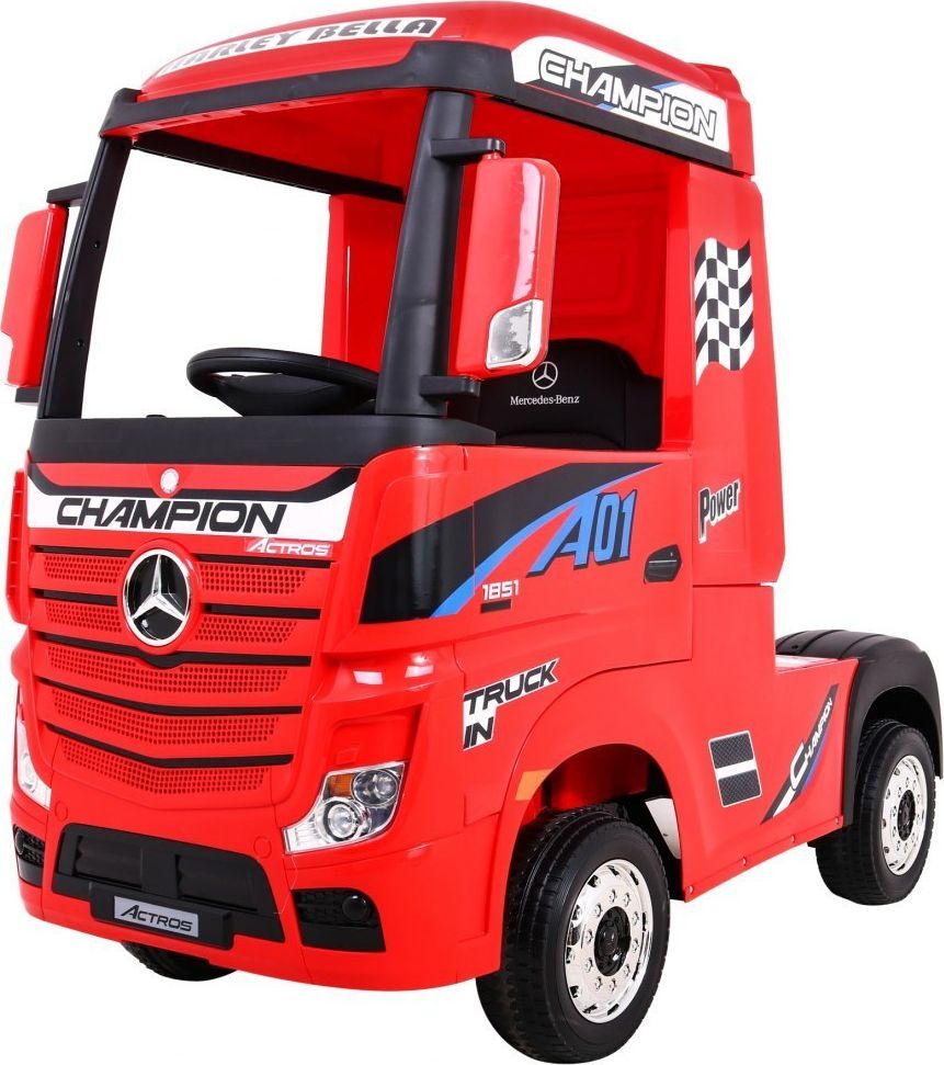 Pojazd Mercedes Benz Actros Czerwony