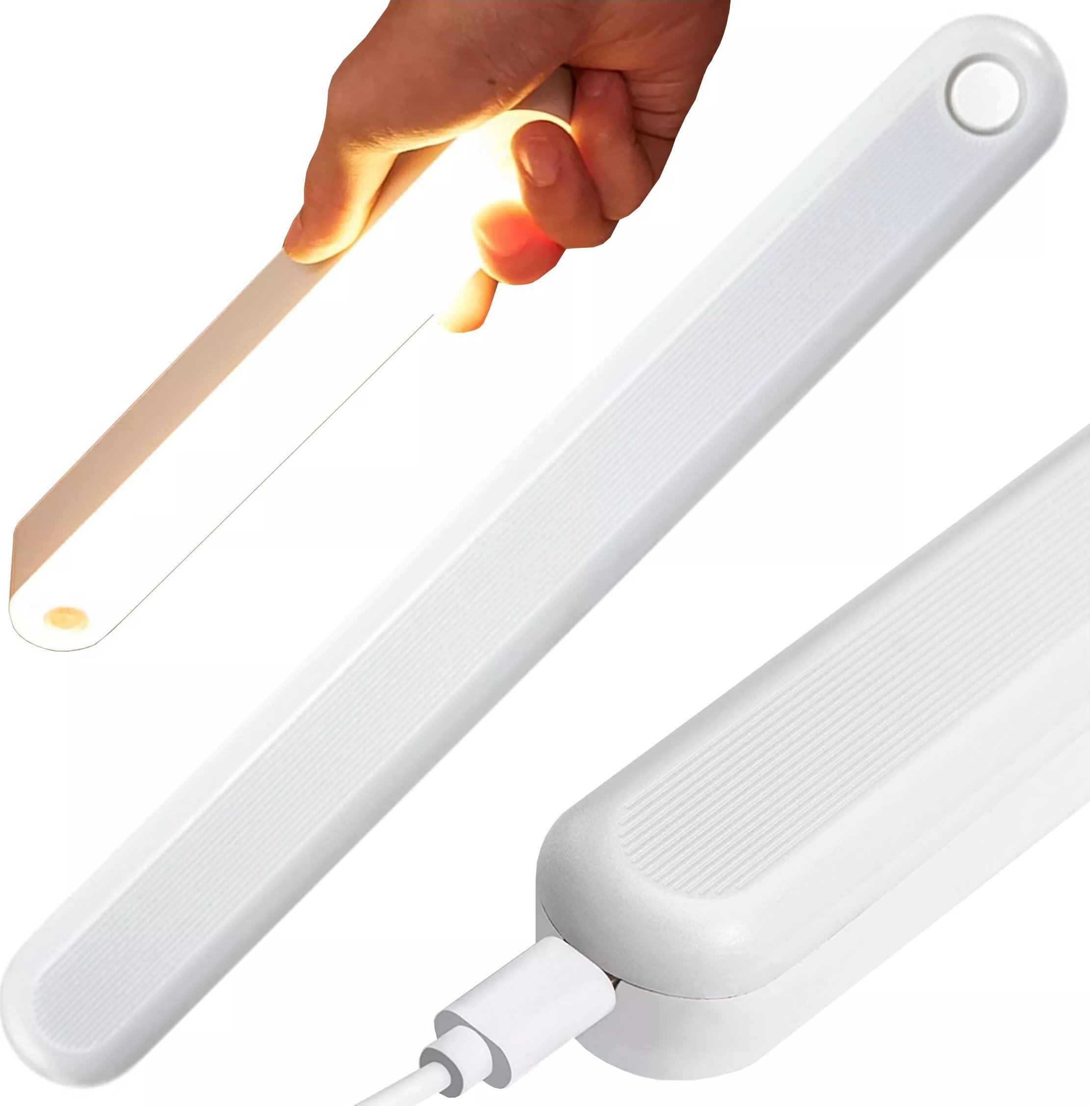 Lampka nocna Alogy Sensor Lamp z czujnikiem ruchu 25cm lampa szafkowa biurkowa na magnes Biała