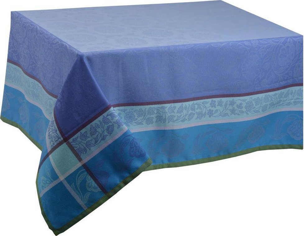 Upominkarnia Obrus niebieski żakardowy 150x220cm