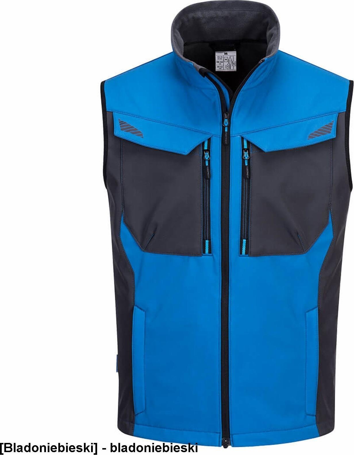 Portwest T751 - Bezrękawnik Sofsthellowy WX3 (3 Warstwy) - bladoniebieski 3XL