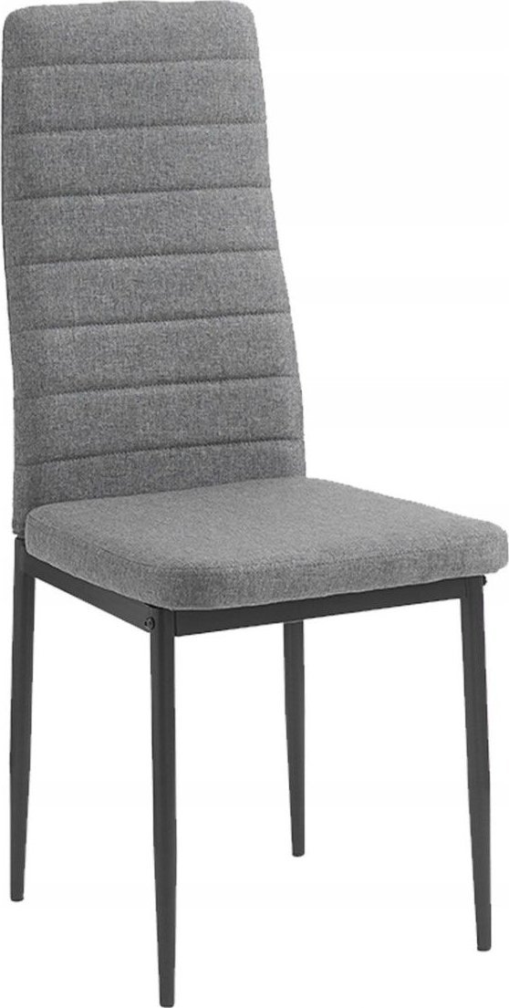 kontrast Krzesło tapicerowane nowoczesne do jadalni salonu Mark6 szare