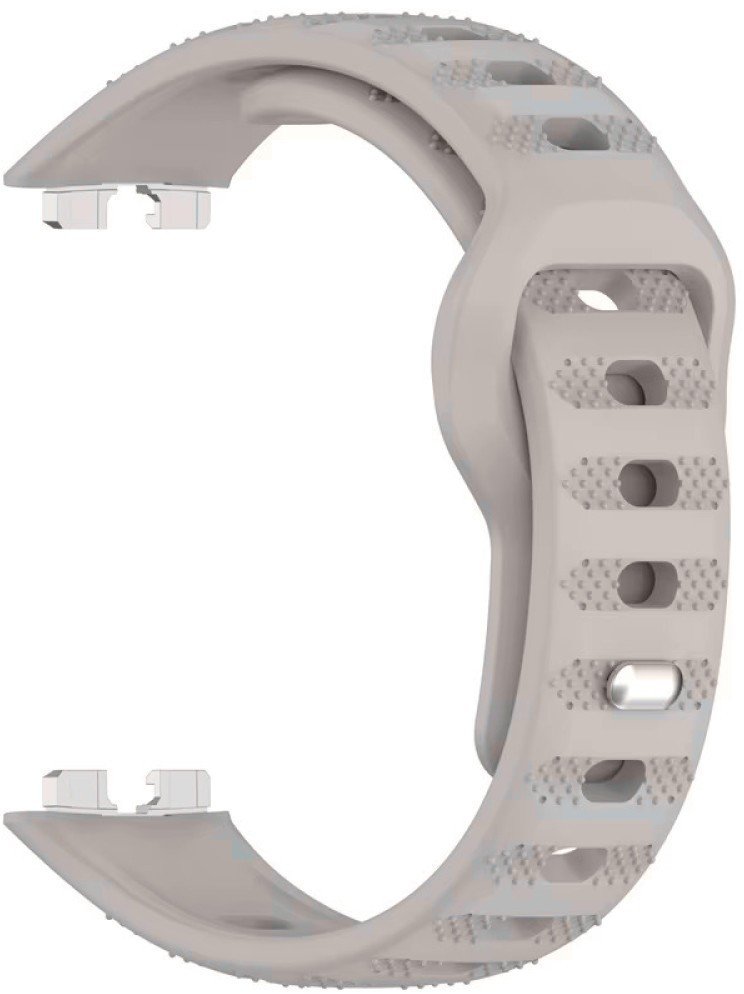 SILIKONOWY PASEK DO HUAWEI BAND 8 / 9 / 10 SZARY