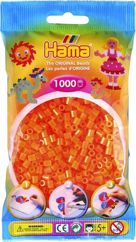 HAMA MIDI KORALIKI W TOREBCE 1000 (POMARAŃCZOWE)