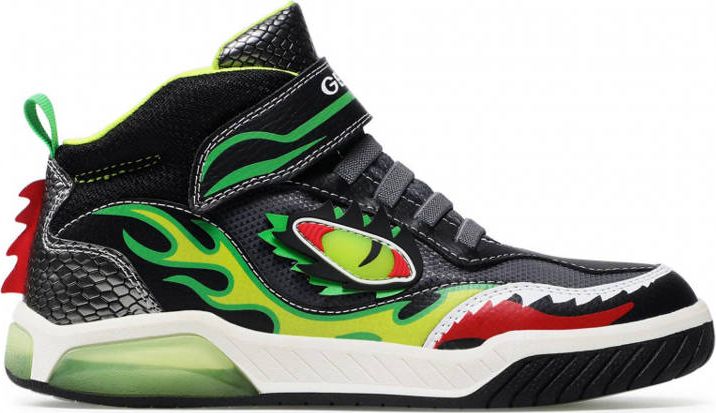 Geox GEOX świecące czarne trzewiki J169CA 30