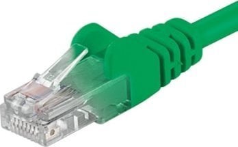 PremiumCord PREMIUMCORD Patch kabel UTP RJ45-RJ45 CAT5e 1.5m zielony