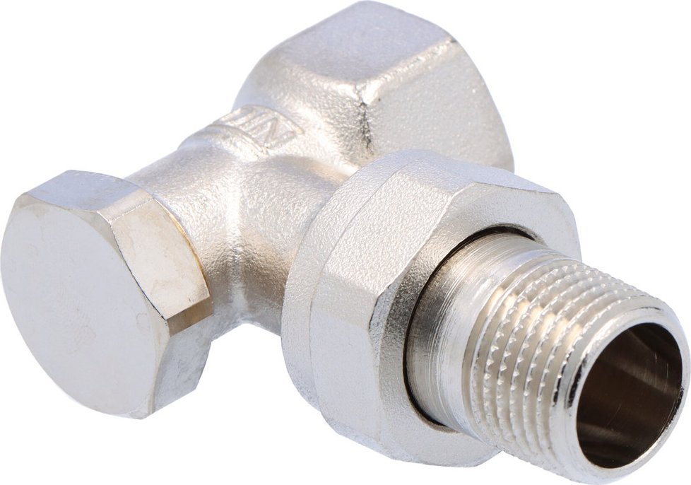 Oventrop Combi 2, zawór powrotny, DN15 - 1/2, kątowy, niklowany