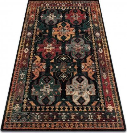 Dywany Łuszczów Dywan wełniany OMEGA ROHAN orientalny navy, 200x300 cm