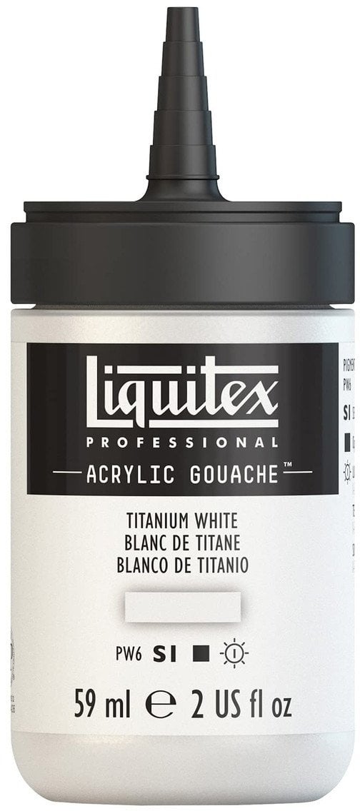 LQX Acrylic Gouache 59ml Titanium White 432