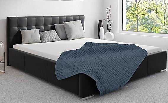 Elior Łóżko tapicerowane Vesper 200x200 - 44 kolory