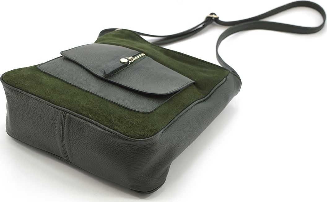 Vera Pelle Torebka skórzana vp968 zielony