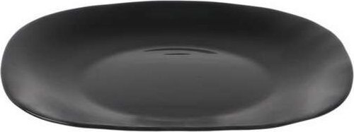 Domex Talerz deserowy 20 cm szklany czarny Smart Kitchen