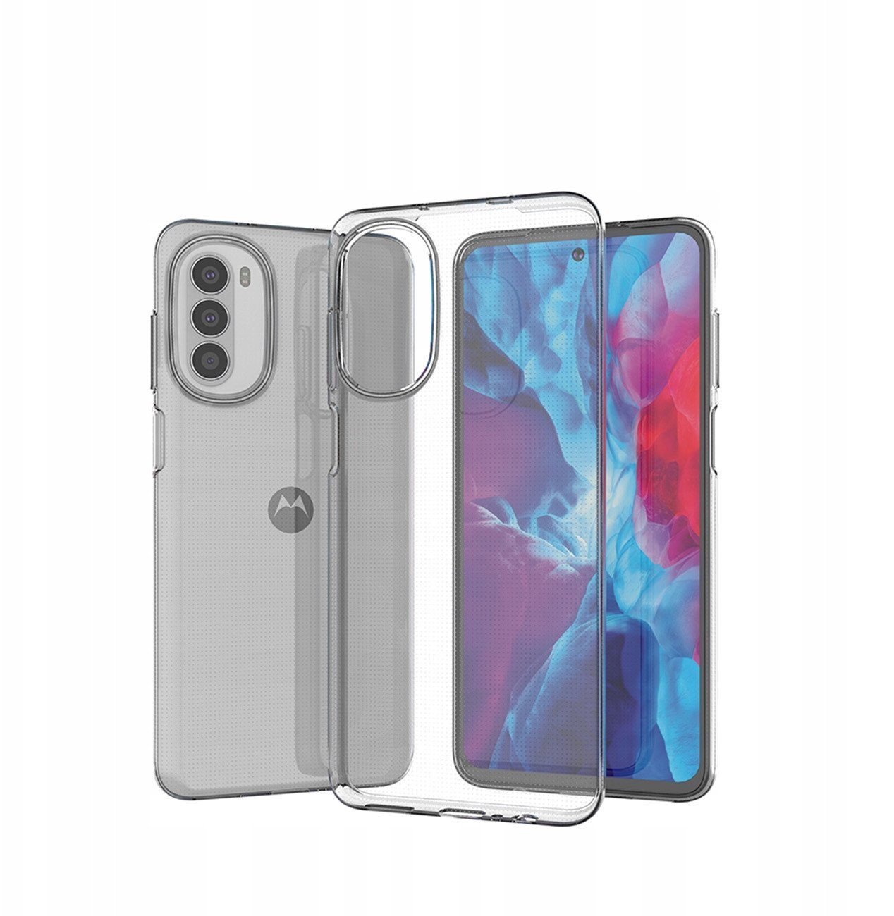 Ultra Clear 0.5mm etui Motorola Moto G82 5G / Moto G52 cienki pokrowiec przezroczyste