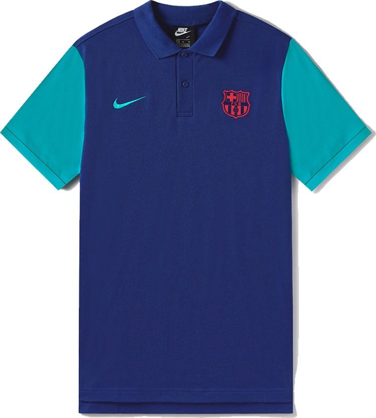 Nike Koszulka polo Nike FC Barcelona CV8695 455 CV8695 455 niebieski S
