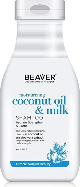 Beaver BEAVER Coconut Oil Milk Shampoo, pojemność : 350ml