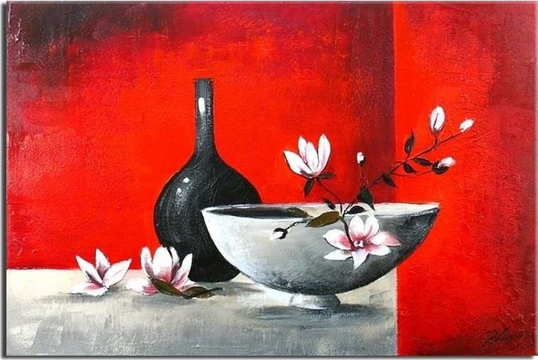 GO-BI Obraz - Martwa natura nowoczesna - olejny, ręcznie malowany 50x70cm uniwersalny