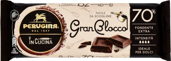 Perugina Czekolada Gran Blocco 70% Ekstra gorzka 150g -