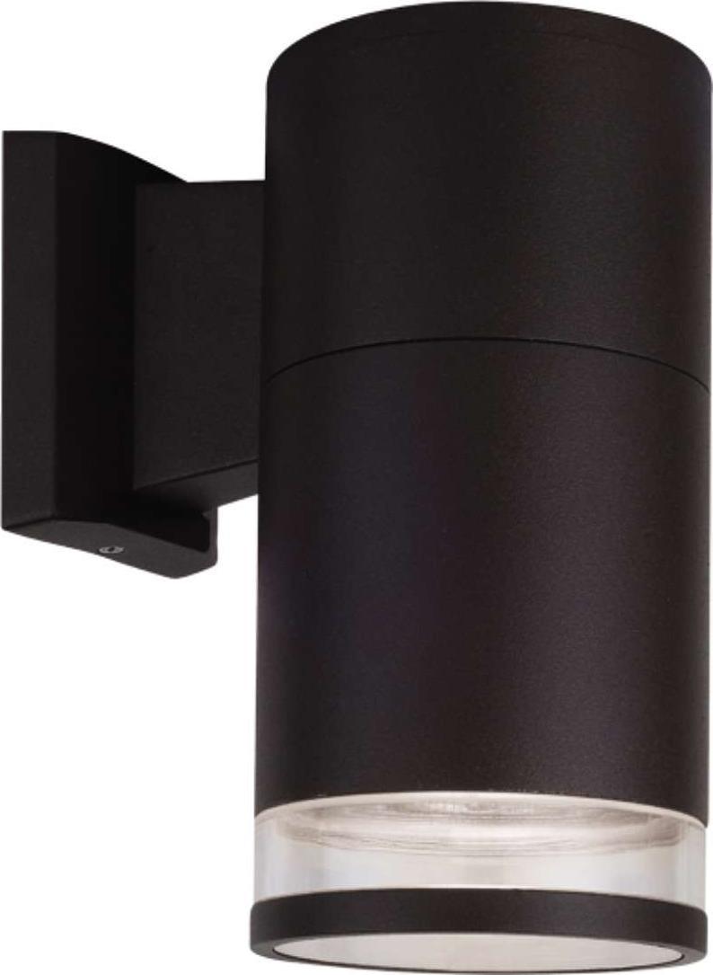 Kinkiet Kaja Zewnętrzna LAMPA ścienna K-8015B Kaja elewacyjna OPRAWA metalowa tuba ogrodowa outdoor IP44 czarna
